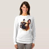 ボクサー犬のプロフィール Tシャツ (正面フル)