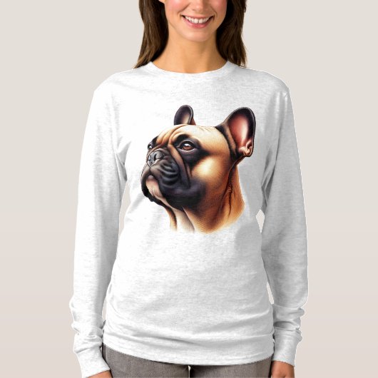 ボクサー犬のプロフィール Tシャツ (正面)