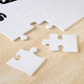 ボクサー犬のポートレートの写真 ジグソーパズル (側面)