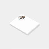 ボクサー犬のポートレートの写真 ポストイット (アングル)