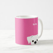 ボクサー犬のマグカップ コーヒーマグカップ (正面右)