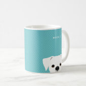 ボクサー犬のマグカップ コーヒーマグカップ (正面右)