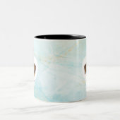 ボクサー犬のマグカップ ツートーンマグカップ (中央)