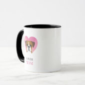ボクサー犬のマグカップ マグカップ (正面左)