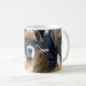 ボクサー犬のマグ コーヒーマグカップ (正面右)