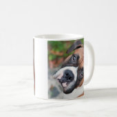 ボクサー犬のマグ コーヒーマグカップ (正面右)