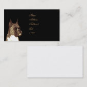 ボクサー犬の名刺 名刺 (正面/裏面)