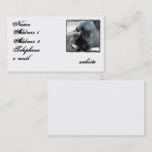 ボクサー犬の名刺 名刺 (正面/裏面)