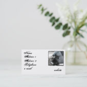 ボクサー犬の名刺 名刺 (スタンド正面)