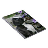 ボクサー犬の喘ぐこと ノートブック (右側)