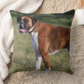 ボクサー犬の地位 クッション (ブランケット)