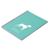 ボクサー犬の子犬 ノートブック (左側)