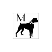 ボクサー犬の子犬 ラバースタンプ (インプリント)