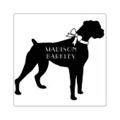 ボクサー犬の子犬 ラバースタンプ (インプリント)