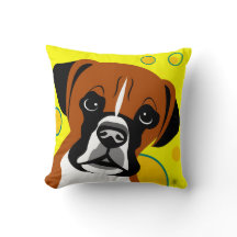 ボクサー犬の恋人の枕