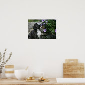 ボクサー犬の息を切らす ポスター (キッチン)