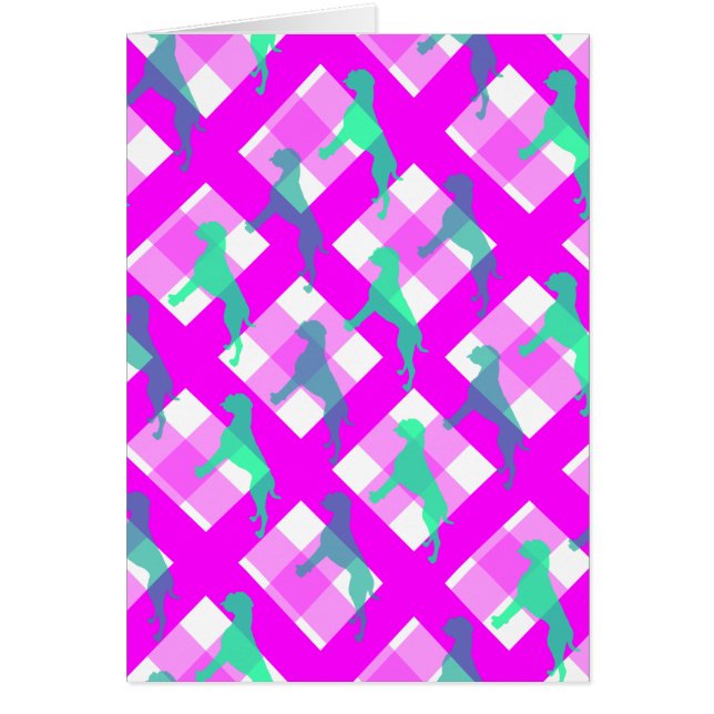 ボクサー犬の抽象化 (正面)