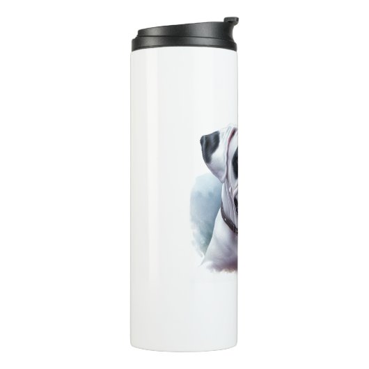 🐾ボクサー犬の水彩画の優雅な守護者 タンブラー (回転左)