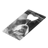 ボクサー犬の窓枠 クレジットカード栓抜き (裏面アングル)