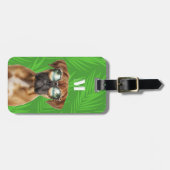 ボクサー犬の荷物タグ ラゲッジタグ (正面横)