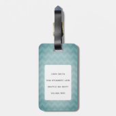 ボクサー犬の荷物タグ ラゲッジタグ (裏面縦)