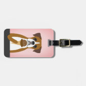 ボクサー犬の荷物タグ ラゲッジタグ (正面横)