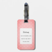 ボクサー犬の荷物タグ ラゲッジタグ (裏面縦)