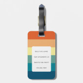 ボクサー犬の荷物タグ ラゲッジタグ (裏面縦)