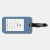 ボクサー犬の荷物タグ ラゲッジタグ (裏面横)