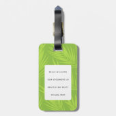 ボクサー犬の荷物タグ ラゲッジタグ (裏面縦)