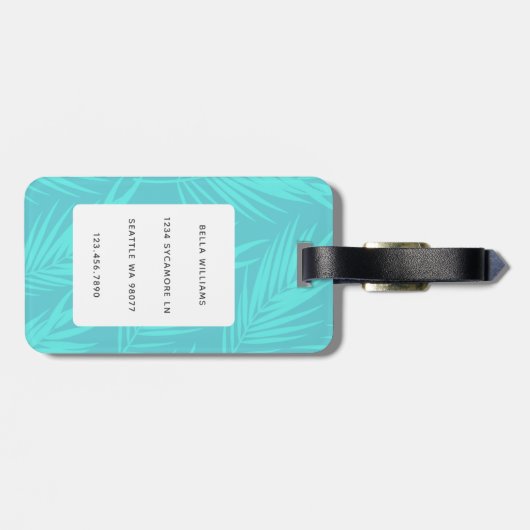 ボクサー犬の荷物タグ ラゲッジタグ (裏面横)