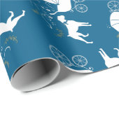 ボクサー犬の赤ちゃんシャワーパピーブルーボーイ ラッピングペーパー (ロールコーナー)