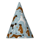 ボクサー犬の骨と前足パーティー帽 パーティーハット (右)