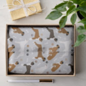 ボクサー犬の骨と手 薄葉紙 (ギフト)