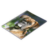 ボクサー犬のHeadshot ノートブック (左側)