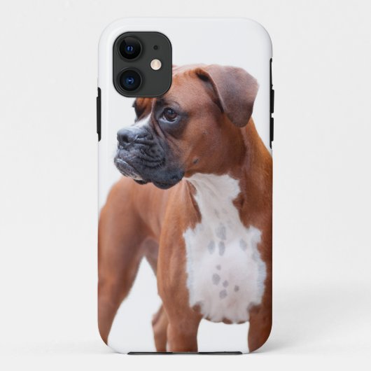 ボクサー犬のiPhoneケース Case-Mate iPhoneケース (裏面)