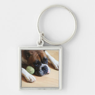 ボクサー犬のkeychain キーホルダー