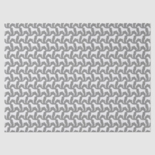 ボクサー犬はパターン灰色のシルエットを描きます 薄葉紙