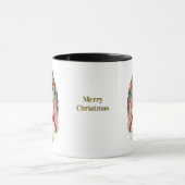 ボクサー犬を愛する人へのクリスマスコーヒーマグ マグカップ (中央)