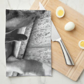 ボクサー犬オンウィンドシルKtm キッチンタオル (四つ折り)