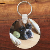 ボクサー犬キーチェーン キーホルダー (正面)