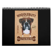 ボクサー犬クッキーボクサー犬愛可愛いボクサー カレンダー (カバー)