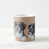 ボクサー犬コーヒーマグカップ コーヒーマグカップ (中央)