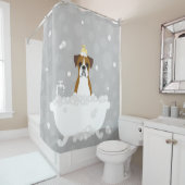 ボクサー犬シャワーカーテン シャワーカーテン (インサイチュ)