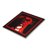 ボクサー犬セラミックタイル タイル (側面)