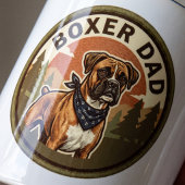 ボクサー犬パパ コーヒーマグ | ボクサー犬の父ギフト マグカップ
