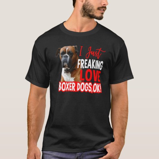 ボクサー犬ボクサー犬 Tシャツ (正面)