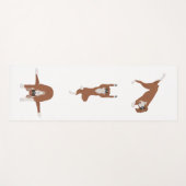 ボクサー犬ヨガポーズ ヨガマット (正面(横))