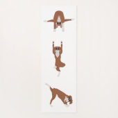 ボクサー犬ヨガポーズ ヨガマット (裏面)