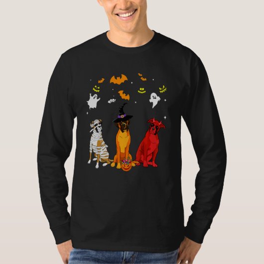 ボクサー犬1 Tシャツ (正面)
